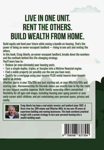 Homeownership On Steroids back cover